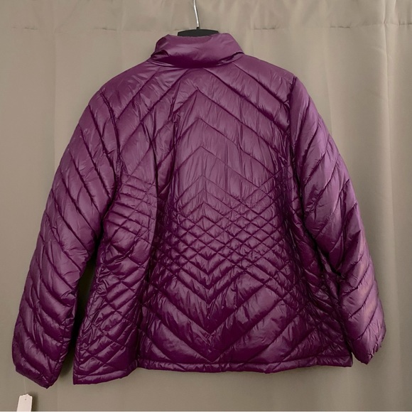 TEK GEAR Plum Lightweight Quilted Puffer Jacket Size 2X NWT - Picture 6 of 13